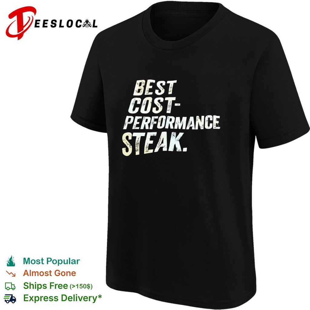 cost performance steak shirt