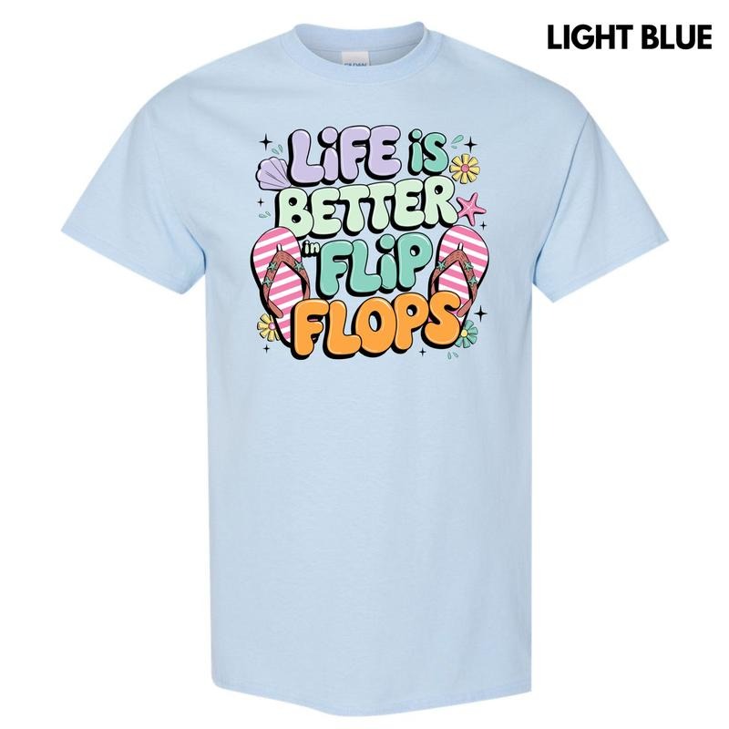 Better In Flip Flops Gildan Short Sleeve T-Shirt 'NLB' Hoodie, Sweatshirt | PrintMintTees.com