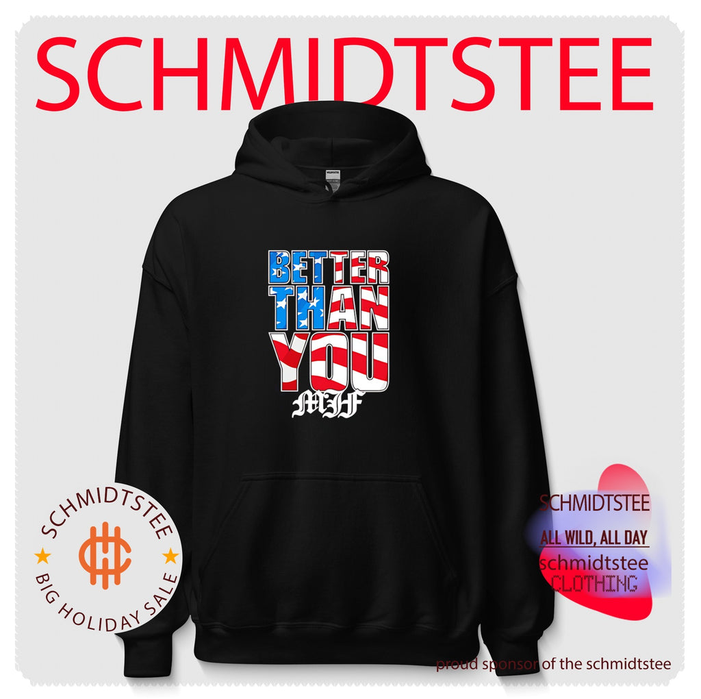 Better than you MJF American flag filler shirt