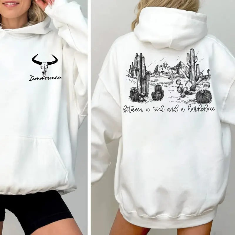 Between Rock And Hardplace, Zimmermann Inspired 2 Sides Shirt, Country Music Apparel, Unisex Sweater Pullover Tee Hoodie...