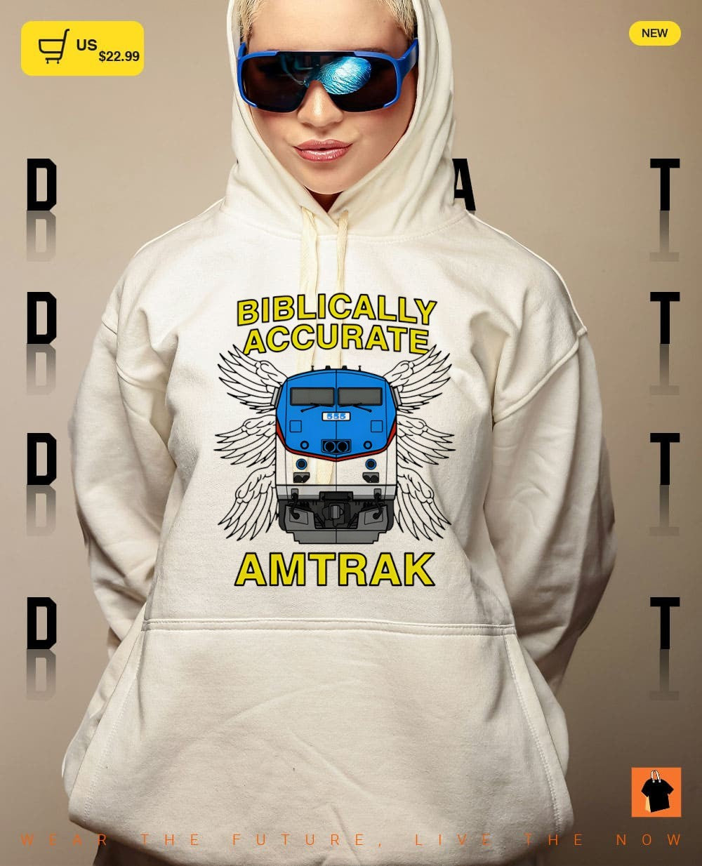 Biblically accurate train Amtrak shirt