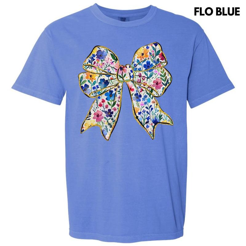 Big Bouquet Bow Comfort Colors T-Shirt 'NLB' Hoodie, Sweatshirt | PrintMintTees.com
