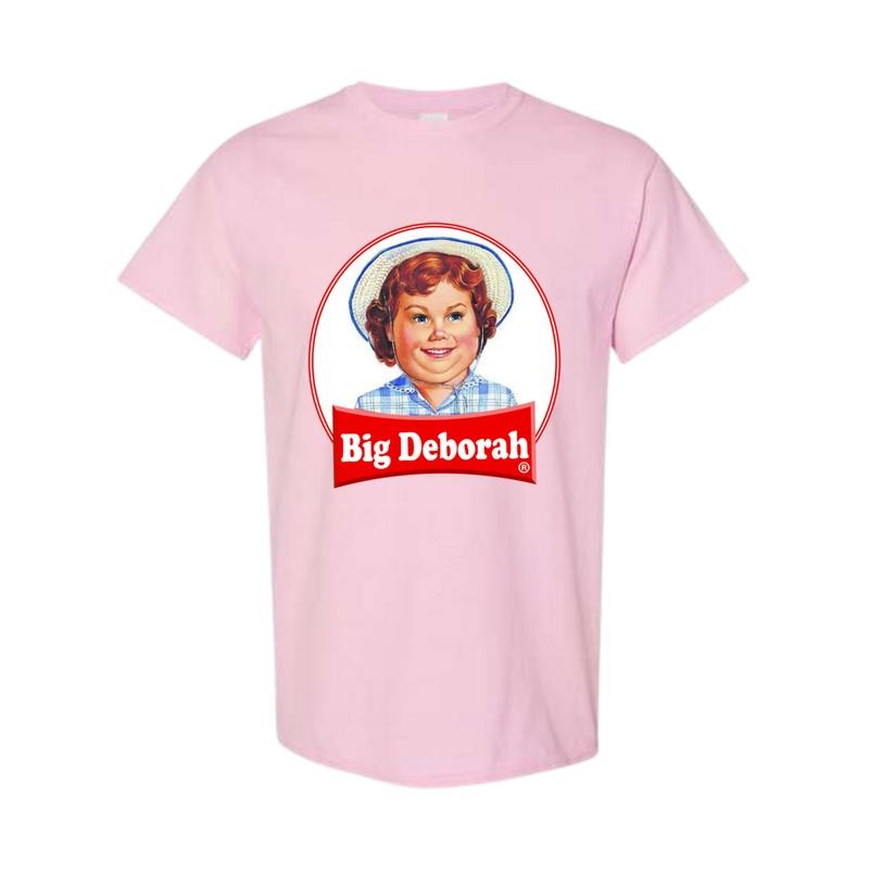 Big Deborah Cotton T-Shirt, For Men, For Women, Full Color, Full Size Comfort Top Hoodie Sweatshirt | PrintMintTees.com