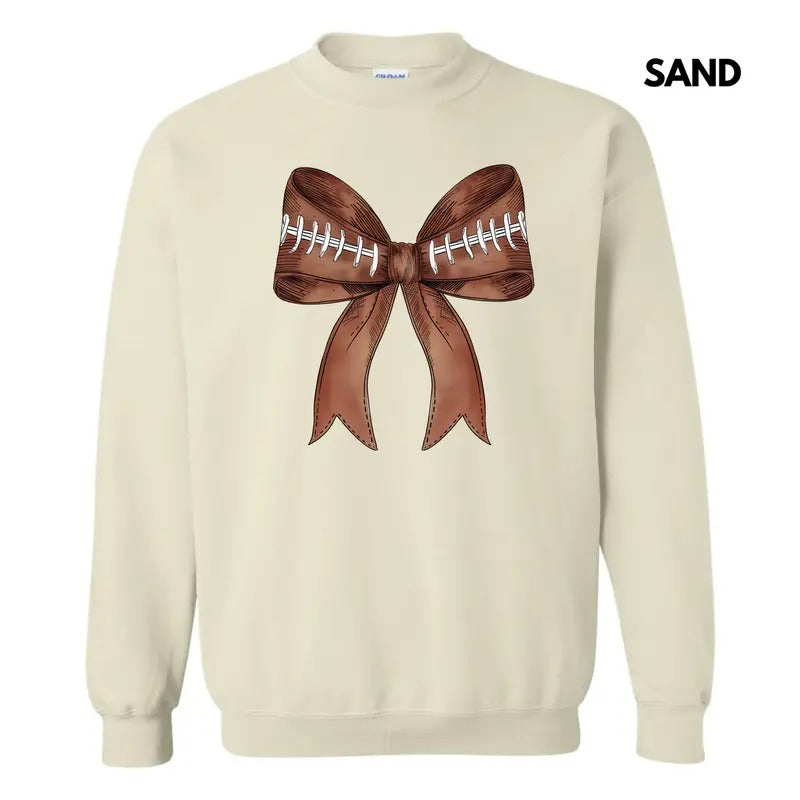Big FOOTBALL Bow Sweatshirt 'NLB' T-Shirts, Hoodie | PrintMintTees.com