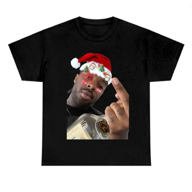 Big Face Brentt Red Star Christmas Faiyazz Shirt Classic Cotton Hoodie, Sweatshirt | PrintMintTees.com