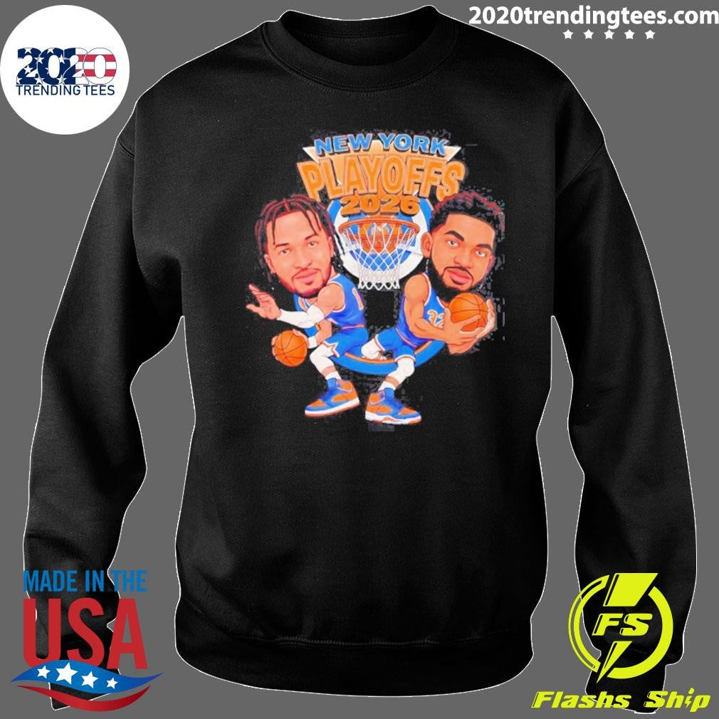 Big Knick Energy Playoff Drop Jalen Brunson And Karl-anthony Towns New York Knicks Basketball 2026 Shirt