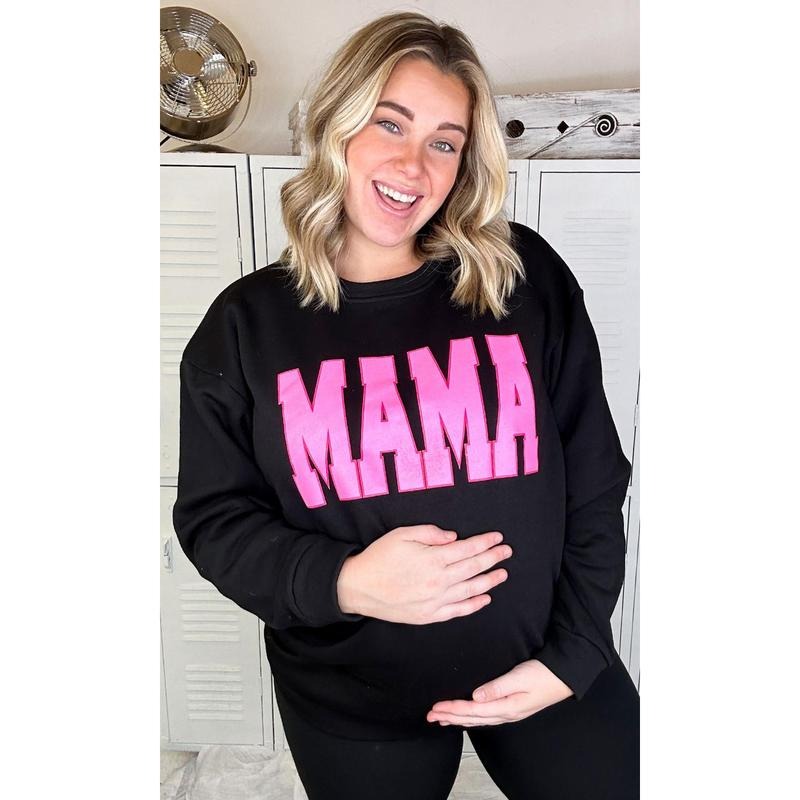 Big Letter MAMA Sweatshirt Shirt Hoodie | PrintMintTees.com