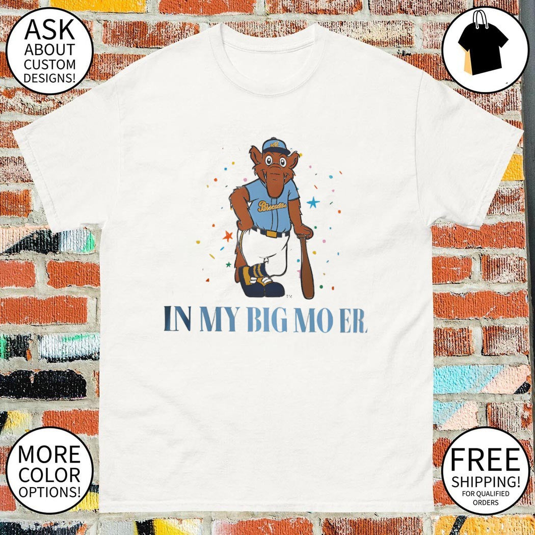 Big Mo Montgomery Biscuits Baseball in my Big Mo Era shirt