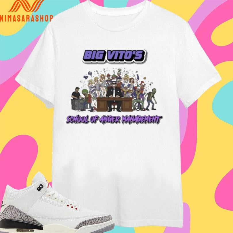 Big Vito’s School Of Anger Management Juggalo Championship Wrestling Shirts