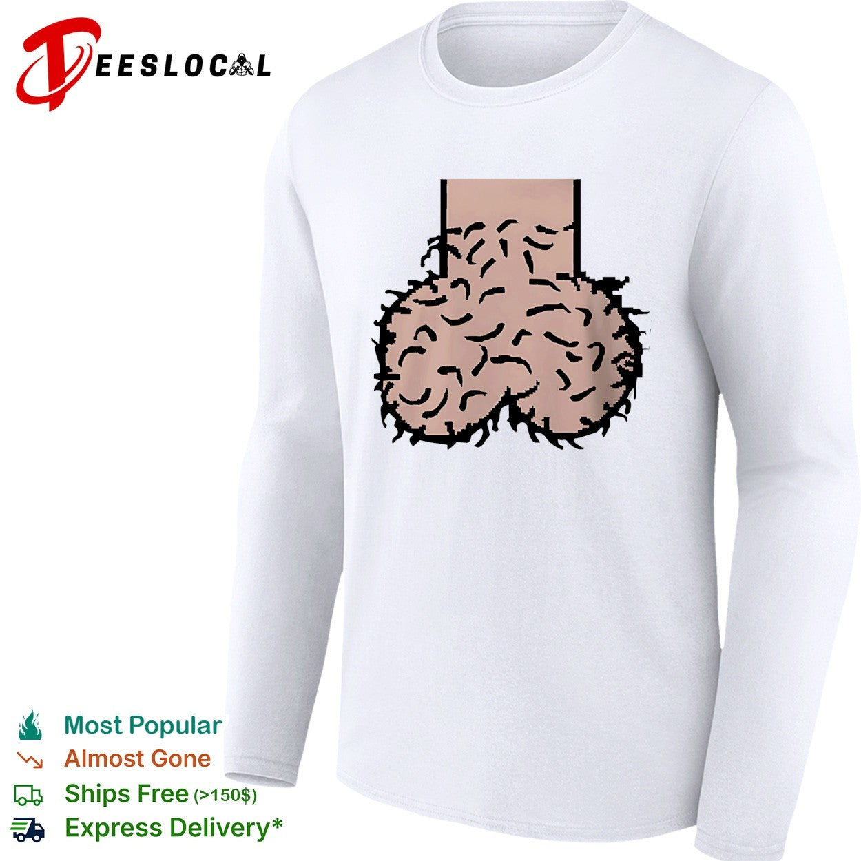Big scrotum funny shirt