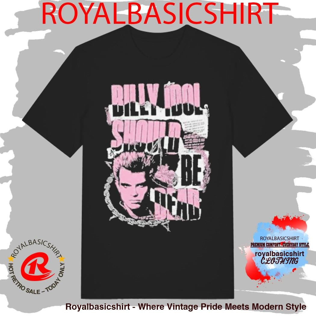 Billy Idol Should Be Dead Graffiti T-Shirt