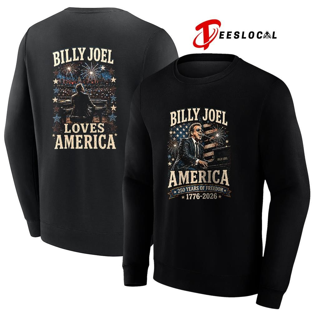 Billy Joel America 250 years of freedom graphic shirt