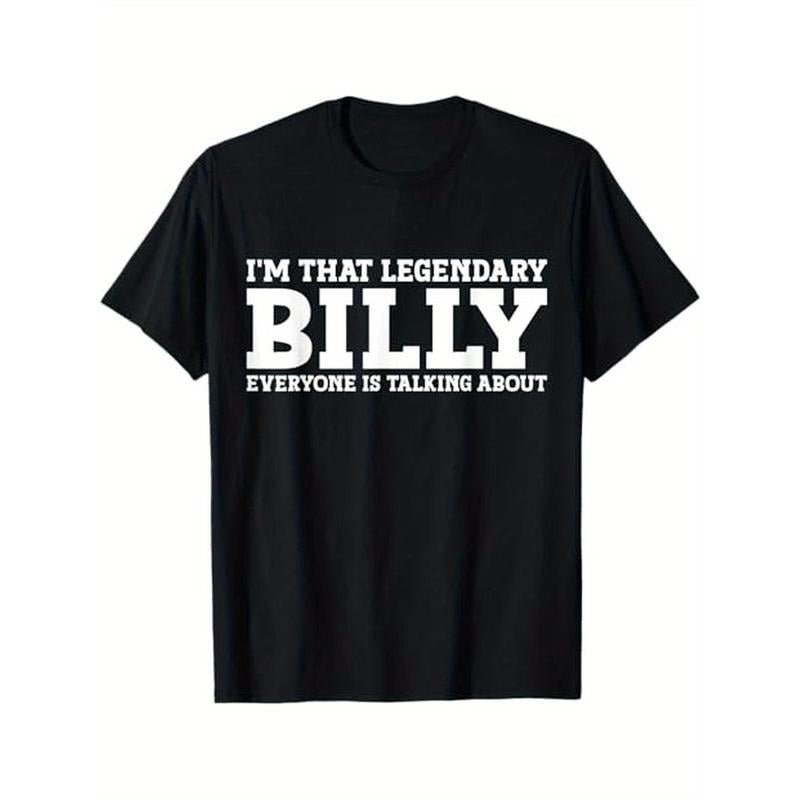 Billy Personal Name First Name Funny Billy T-Shirt, 100% Cotton, Halloween Thanksgiving Christmas Gift for Men Women...