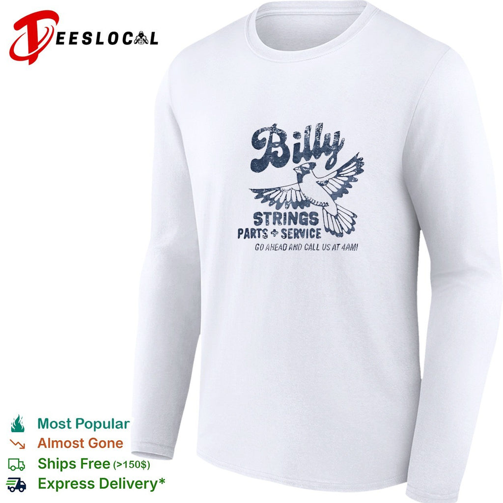 Billy Strings parts and service dove shirt