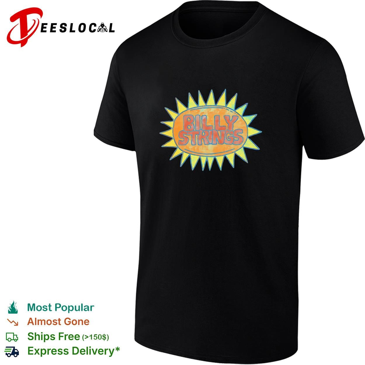 Billy Strings sunburst logo shirt