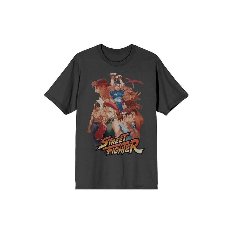 Bioworld Men's Street Fighter Characters Anime T-Shirt - Multicolor Hoodie, Sweatshirt | PrintMintTees.com