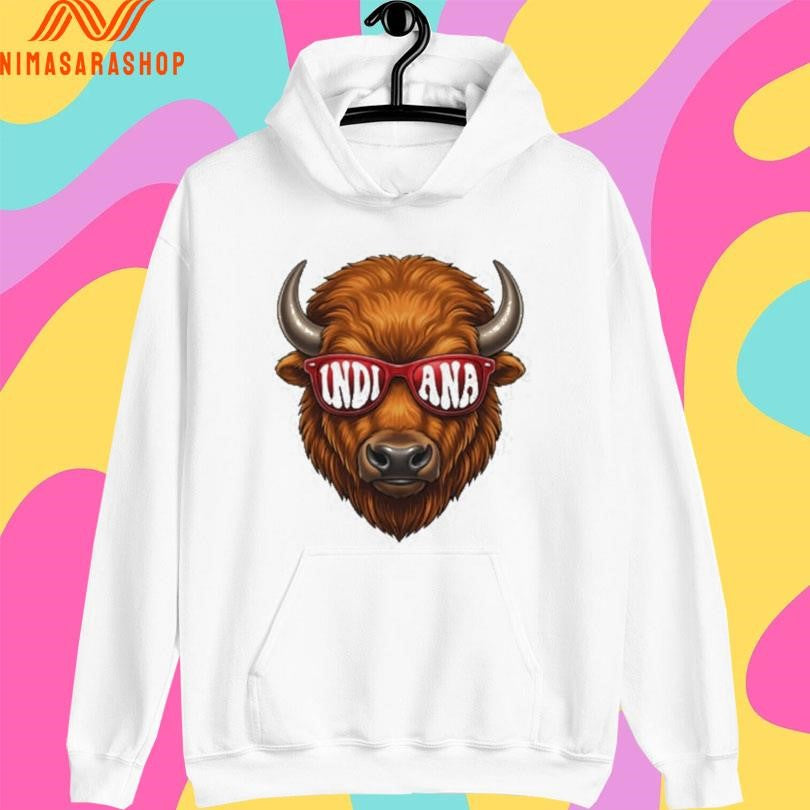 Bison With Sunglasses Indiana Pride Shirts