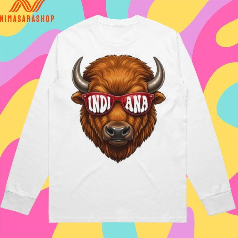 Bison With Sunglasses Indiana Pride Shirts