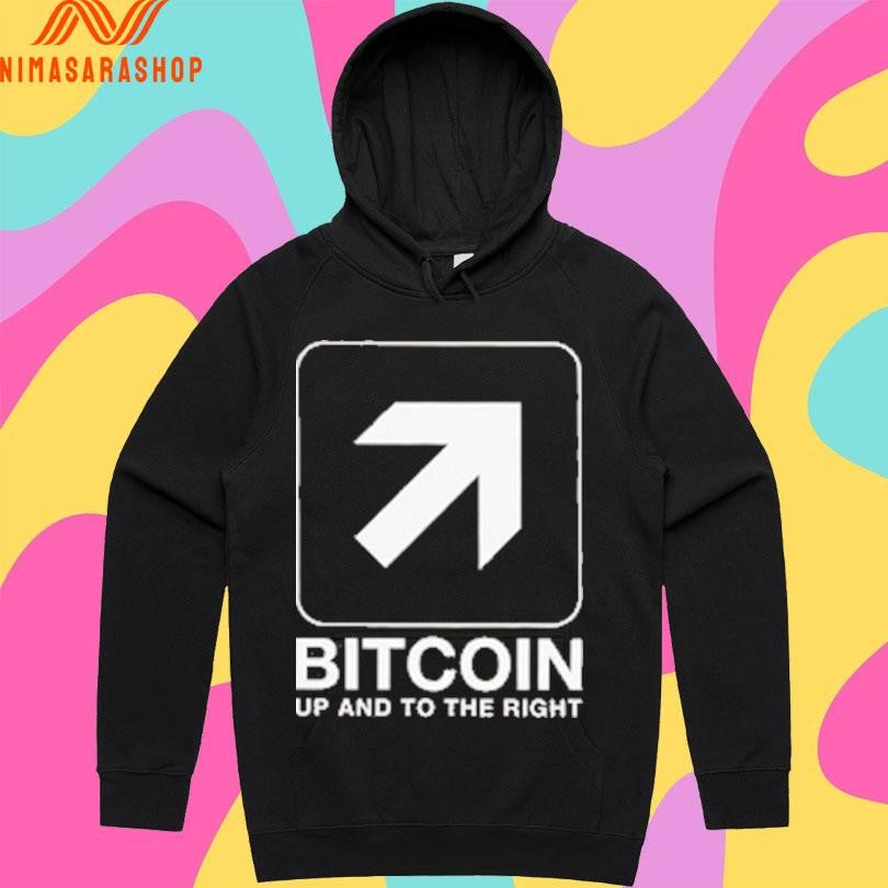 Bitcoin Up And To The Right Shirts