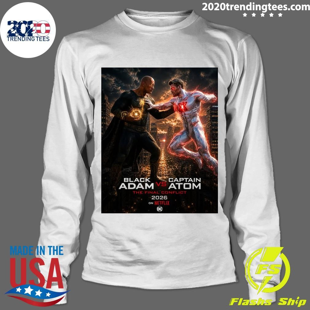 Black Adam vs Captain Atom The Final Conflict 2026 Shirt
