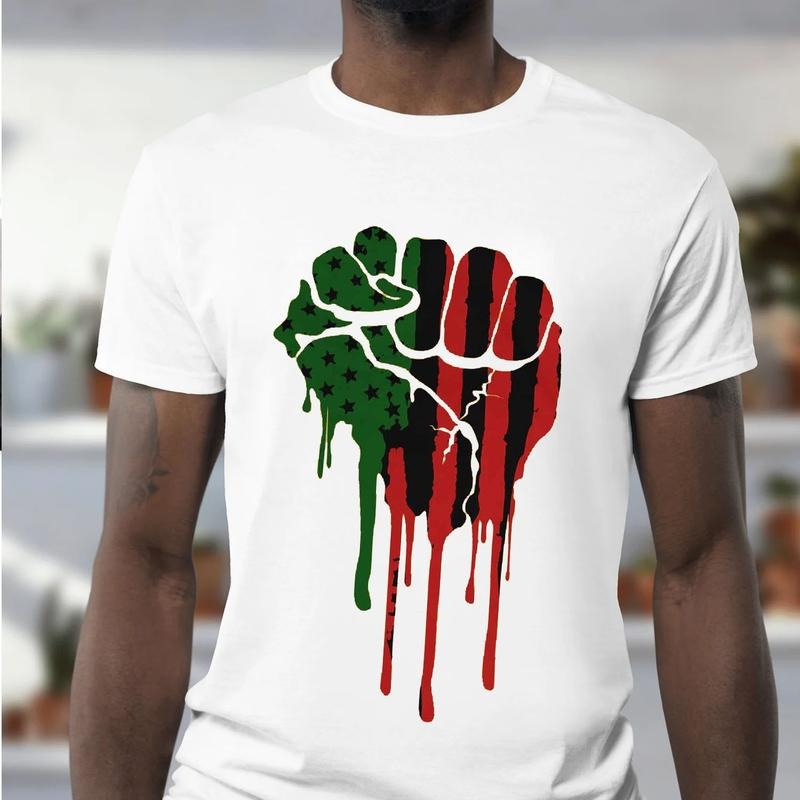 Black African American Fist Unisex T-shirt, Black Power Tee, Black Pride, Black History Month Shirt, Black Lives Matter...