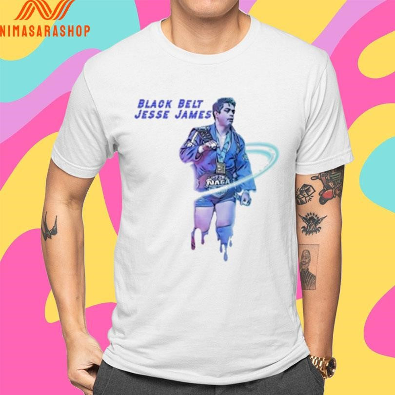 Black Belt Jesse James Crystal Vision Shirts