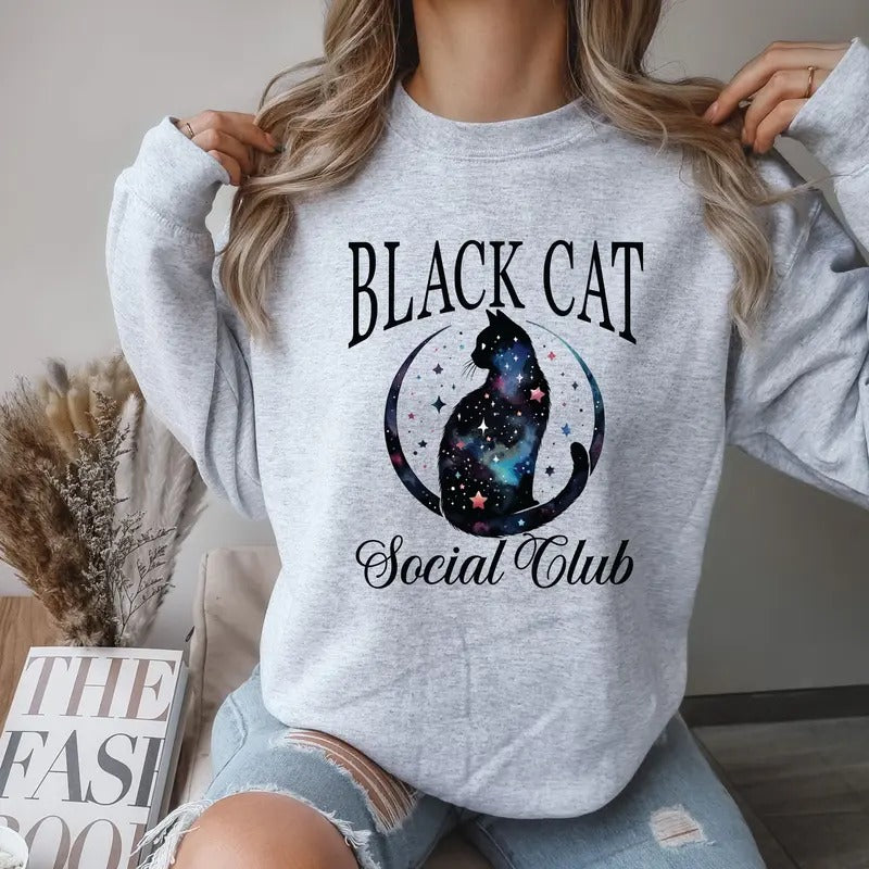 Black Cat Social Club Halloween T-Shirts, Hoodie, Sweatshirt