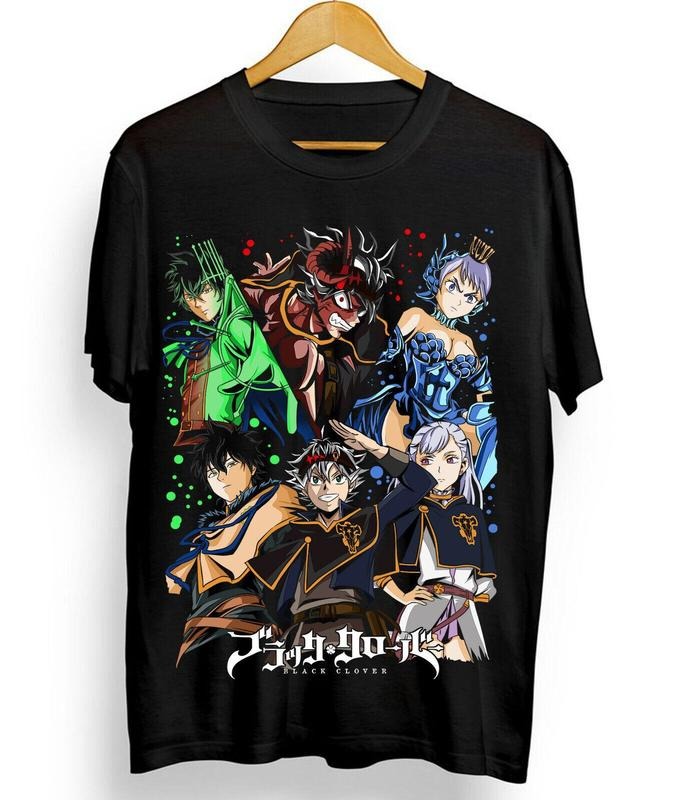 Black Clover Asta Yuno T-shirt Comic,Bull, Demon, Anime Shirt Sweatshirt, Hoodie, Comfort Colors | PrintMintTees.com
