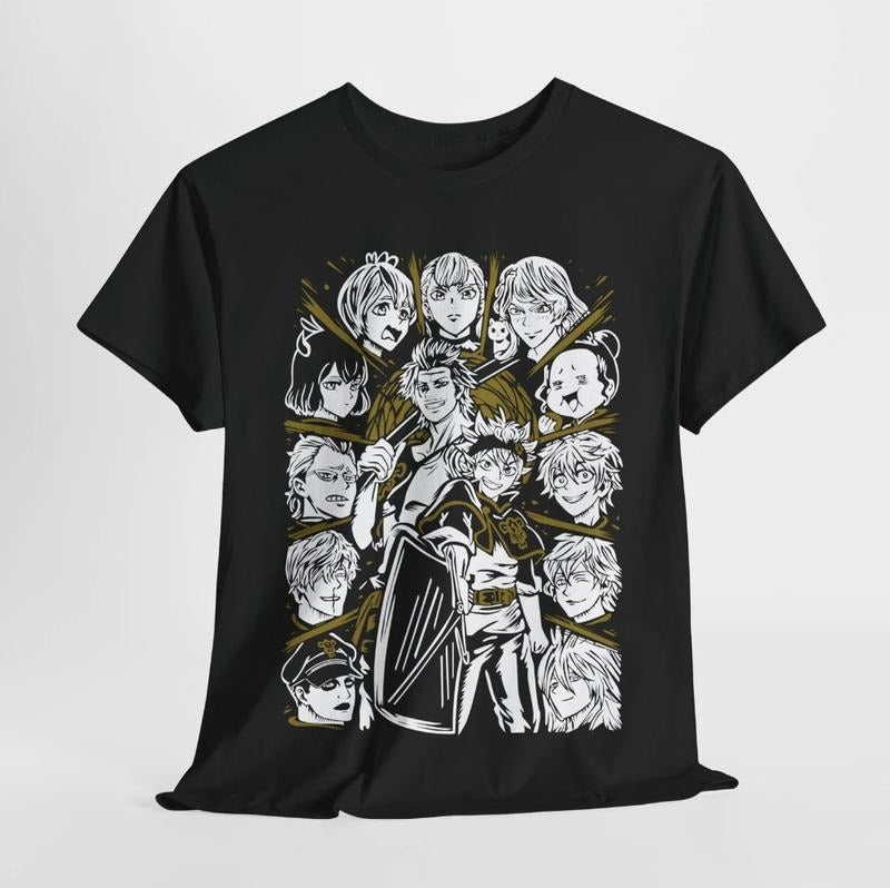 Black Clover T-Shirt, Anime Shirt, Asta Shirt, The Black Bulls, Japanese Anime, Manga Shirt, Anime Lovers Shirt, Graphic...