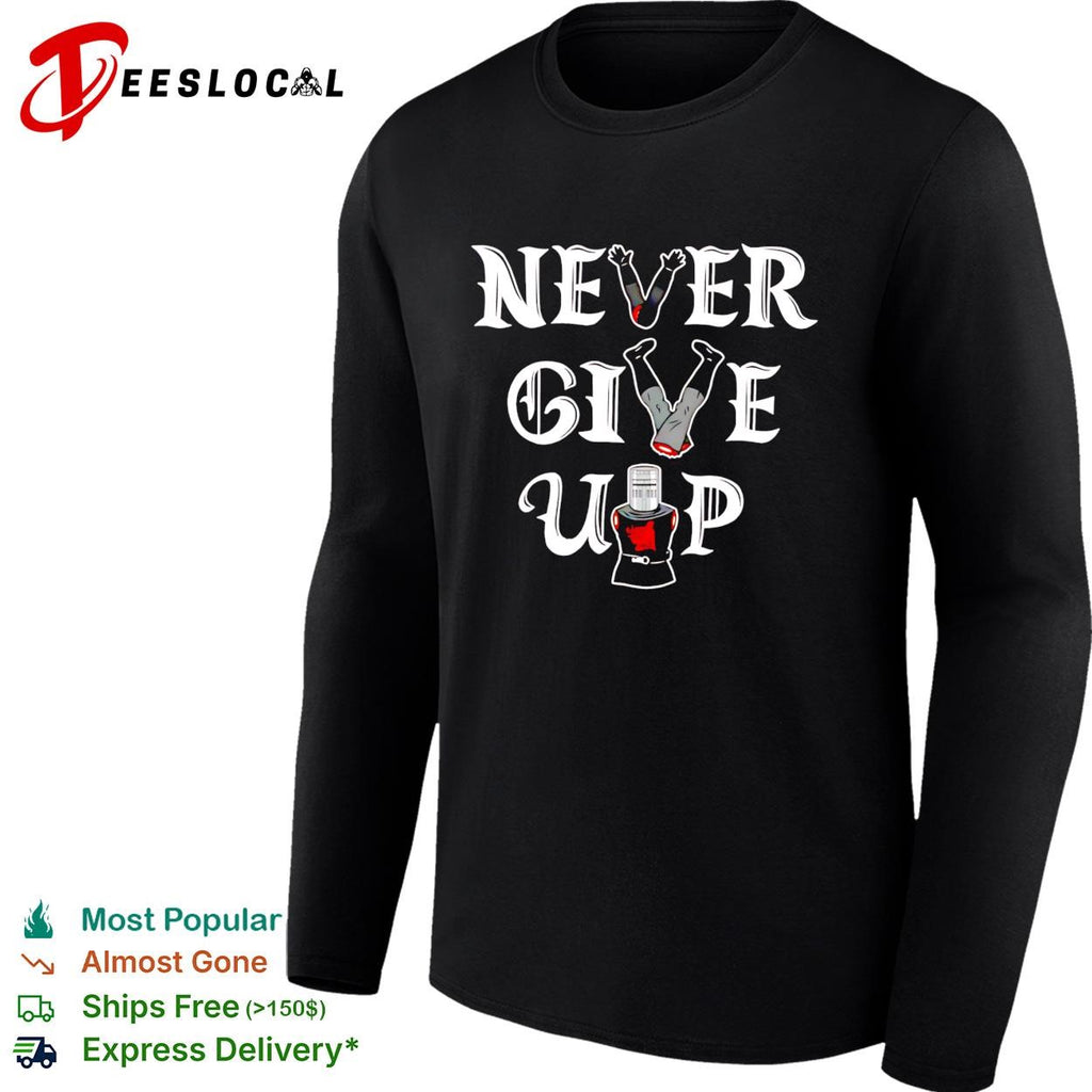 Black Knight Monty Python never give up severed limbs shirt