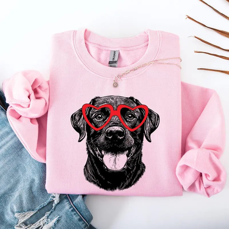 Black Lab, Labrador , Dog Lover Apparel, Pet, Dog Breed, Cute Sweatshirt, Crew Neck, Women's, Crewneckstyle{n002}2...