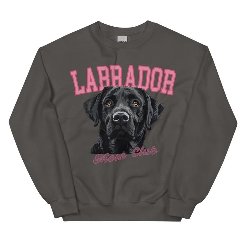 Black Labrador Dog Mom Club Sweatshirt