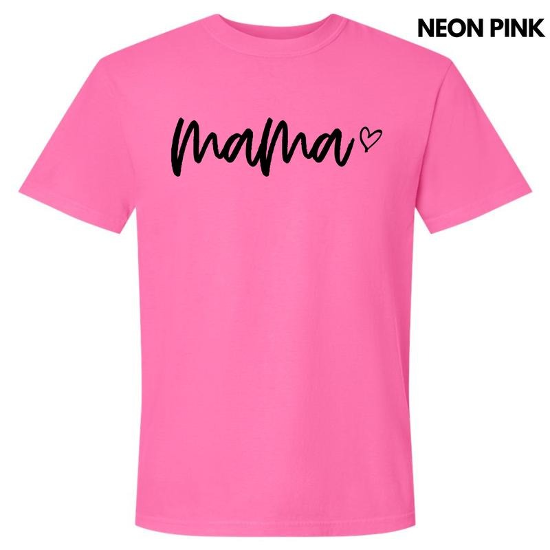 Black Simple Mama Comfort Colors T-Shirt Hoodie Sweatshirt | PrintMintTees.com