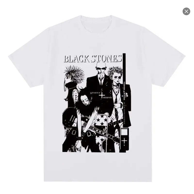 Black Stones T shirt Anime y2k 2000s Manga , Vintage unisex shirt Hoodie Sweatshirt | PrintMintTees.com