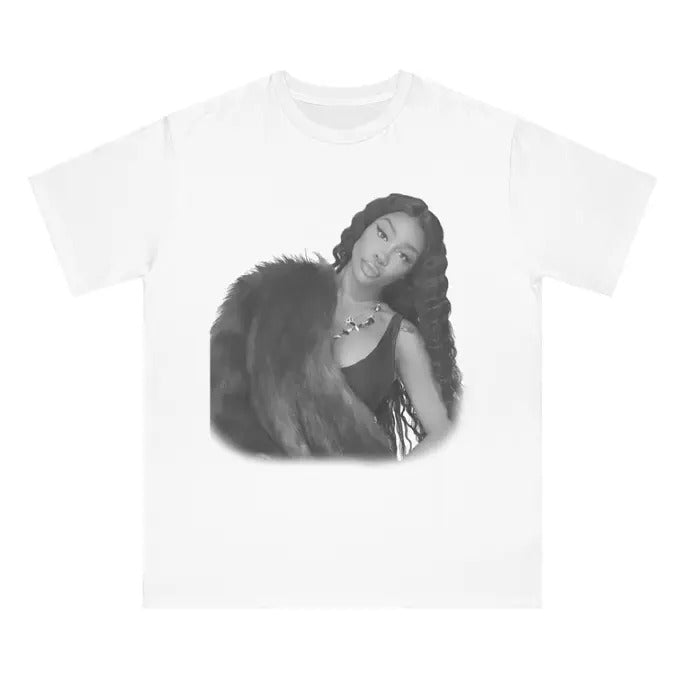 Black White SZA Tee, Gift Shirt Classic Cotton Top Hoodie, Sweatshirt | PrintMintTees.com