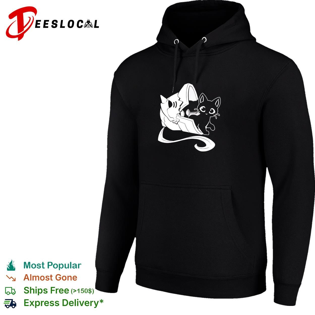 Black cat space traveler astronaut helmet shirt