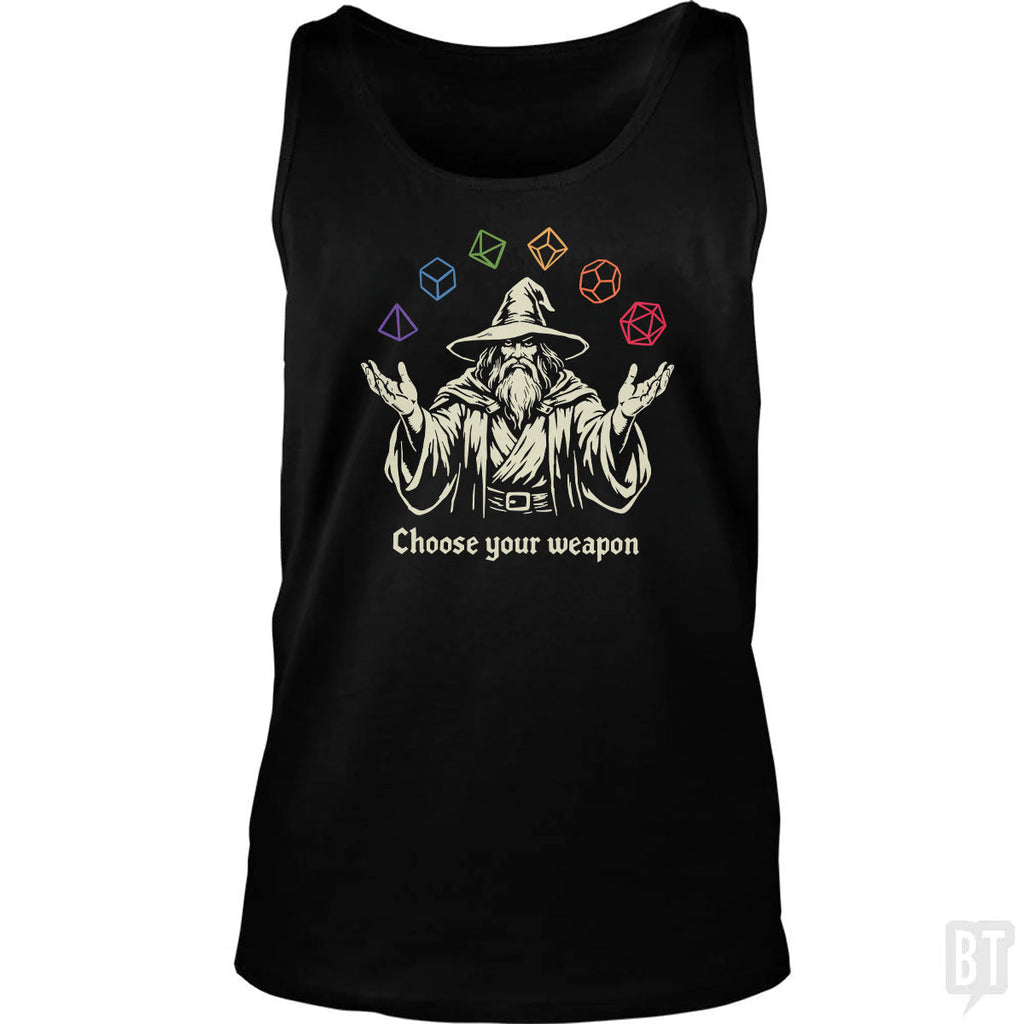 Wizard Weapon Tank Top