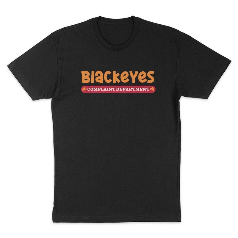 Blackeyes Complaint Department Tee, Funny Shirt, Dark Humor Tee, Hoodie Sweatshirt | PrintMintTees.com