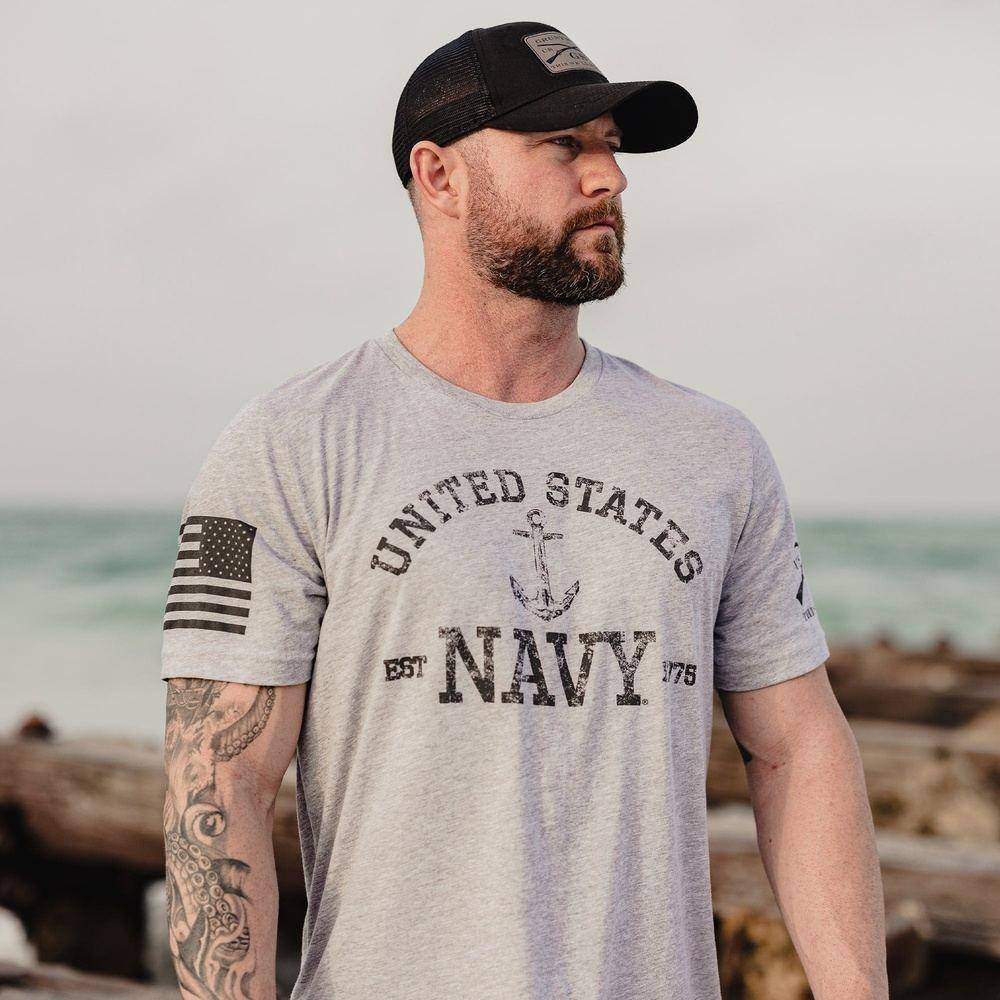 USN - Est. 1775 2.0 T-Shirt - Athletic Heather