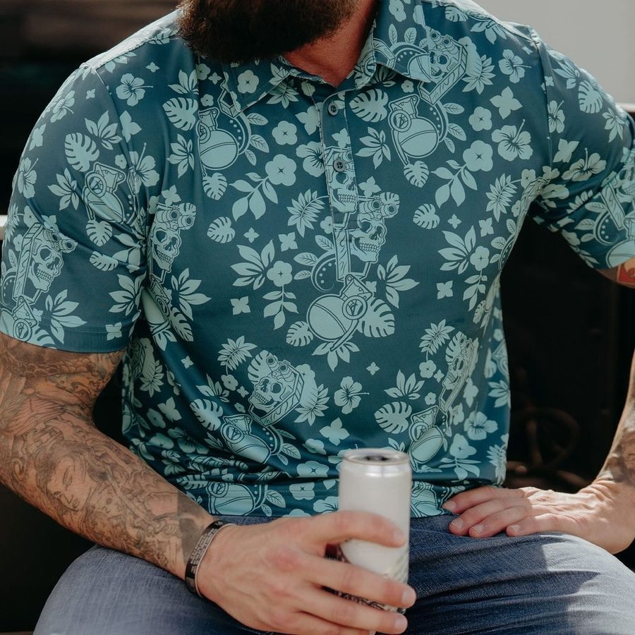 Men's Polo - Tropical Death Harbor