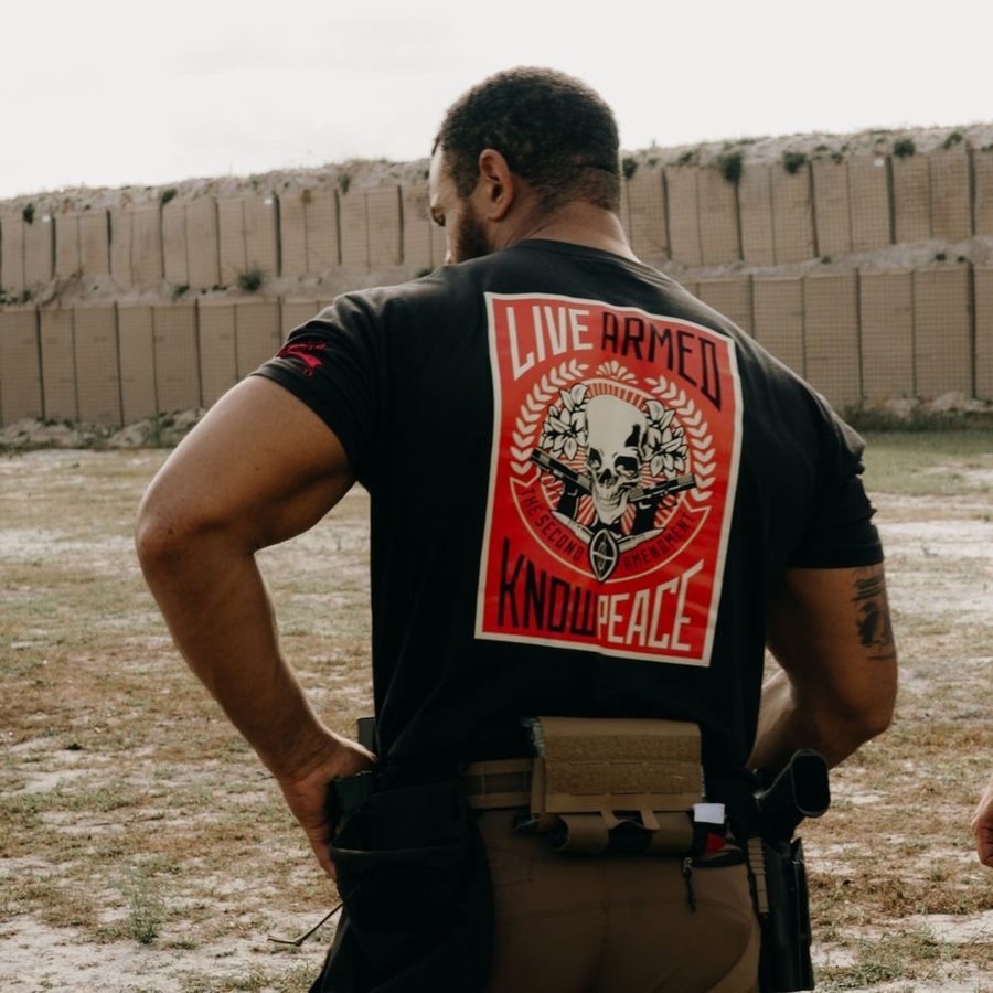 Live Armed T-Shirt - Black