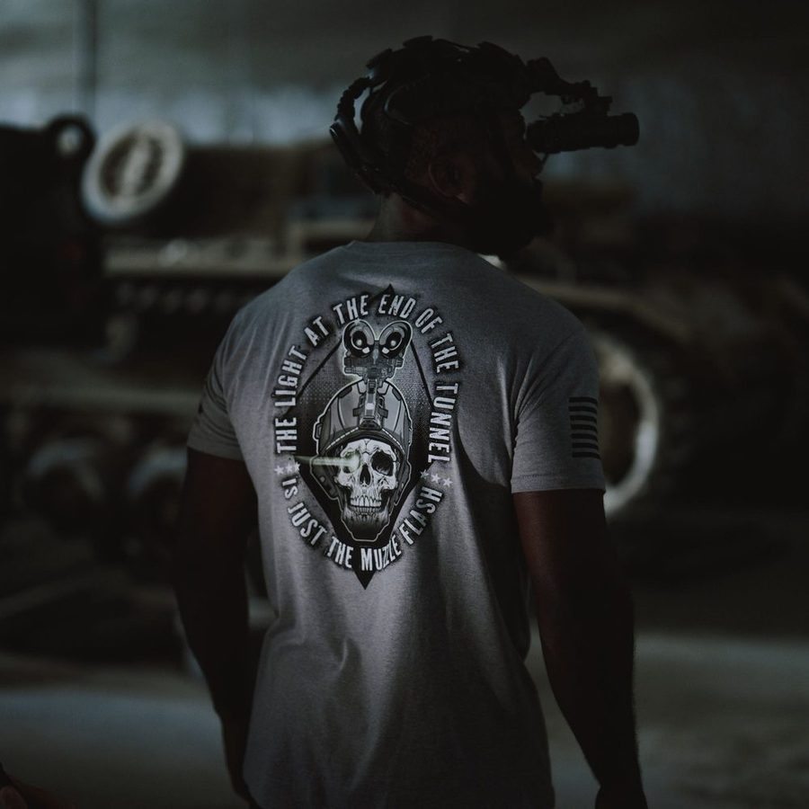 No Quarter T-Shirt - Dark Heather Gray