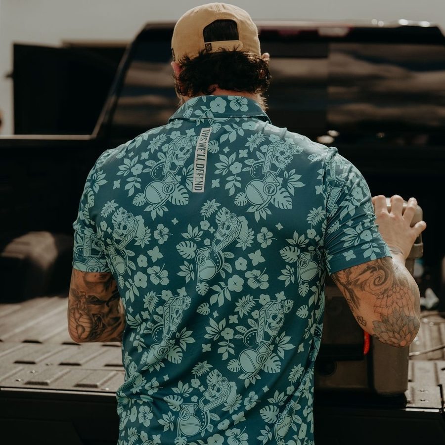 Men's Polo - Tropical Death Harbor