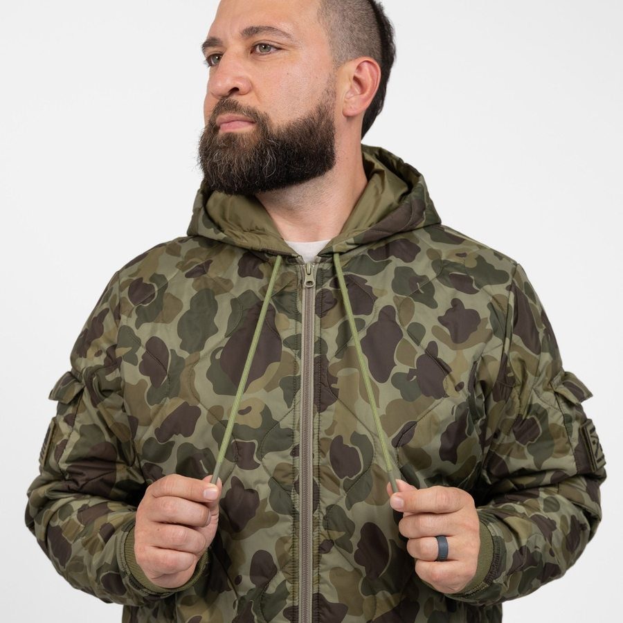Tac Woobie Full-Zip Hoodie - Frogskin Camo