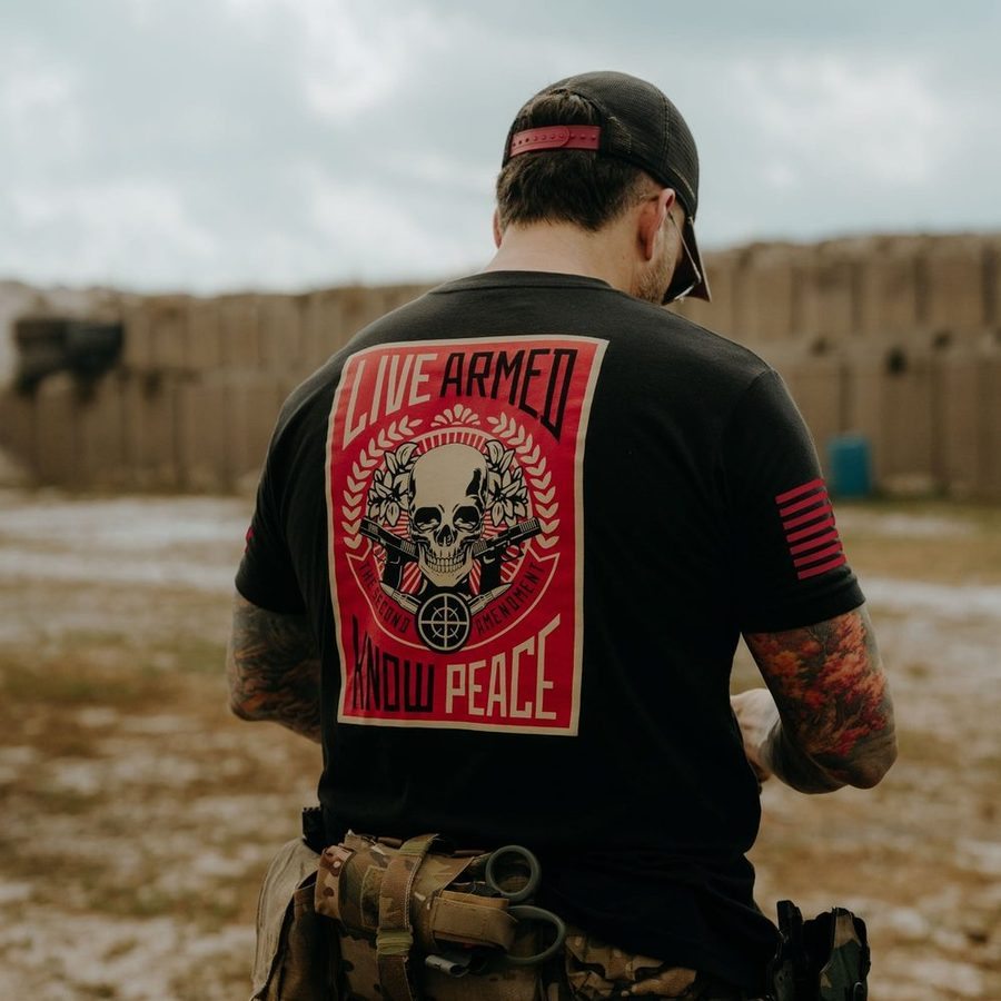 Live Armed T-Shirt - Black