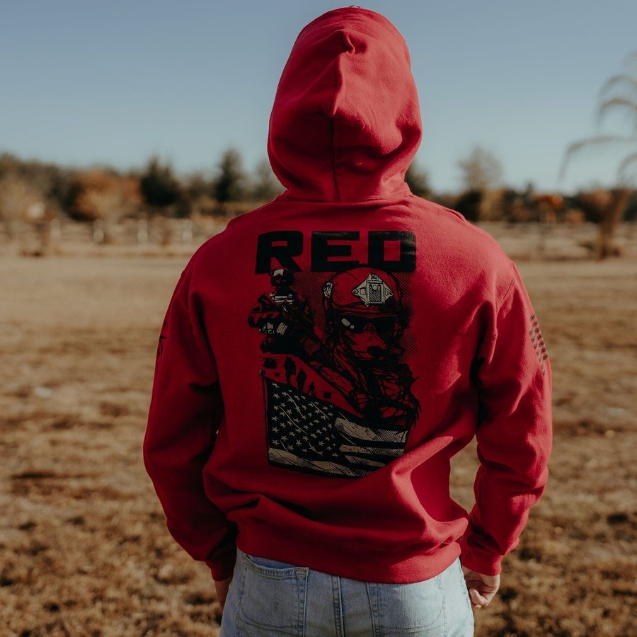 Mission RED Hoodie - Red