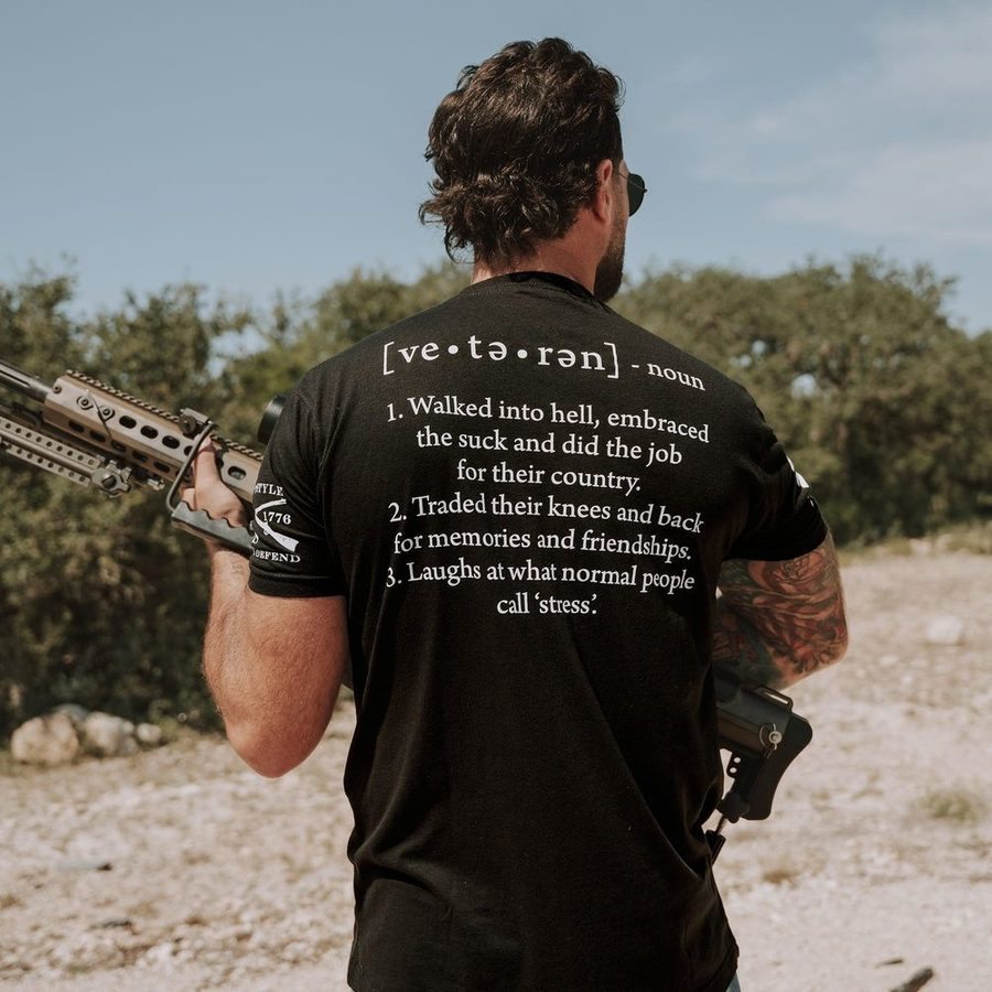 Veteran Defined T-Shirt - Black