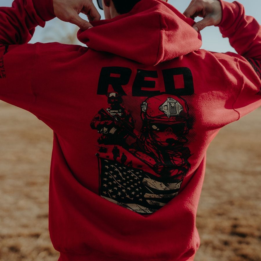 Mission RED Hoodie - Red
