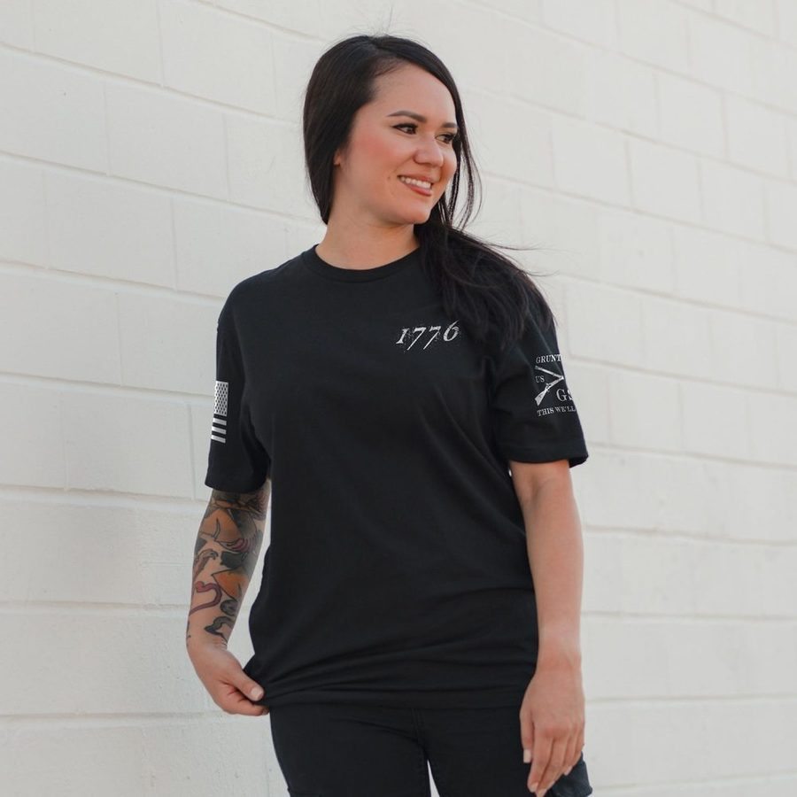Women's 1776 Flag Boyfriend Fit T-Shirt