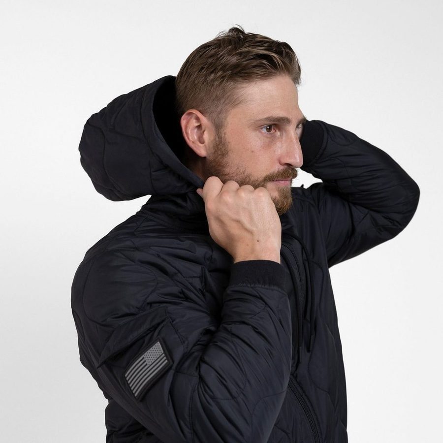 Tac Woobie Full-Zip Hoodie - Black